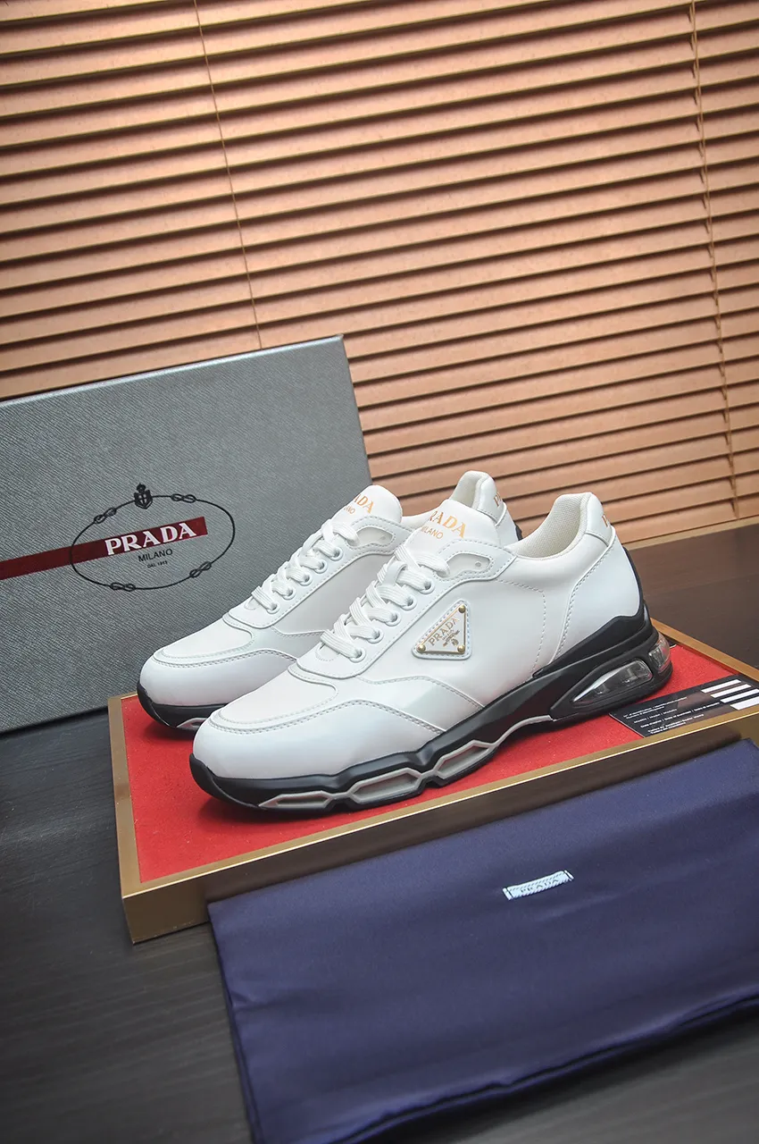 Men's shoes 💰680💶 [PRADA] Top-quality original items, new seasonal styles, high-quality original items, top-quality imported calfskin and original imported glue, imported cowhide lining with original cowhide feet, original outsole! Quality guaranteed! Code 38-45 (45 customized)